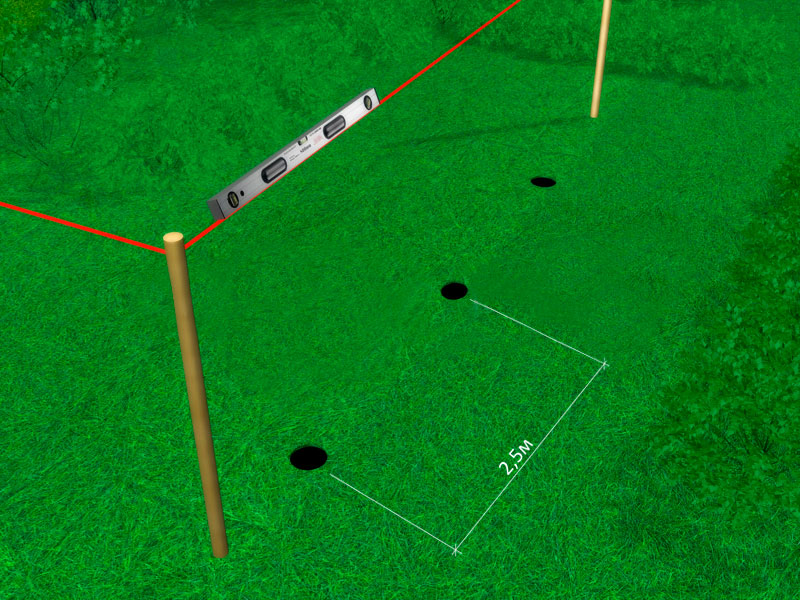 Ставим ровно. Разметка под заборные столбы. Разметка под столбы для забора. Разметка участка под столбы. Разметка столбов для забора.