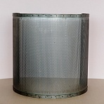 Фото решето 1x490x990 мм, круглые отверстия (по шестиугольнику) 3 мм, шаг 4,5 мм от ПерфоГрад